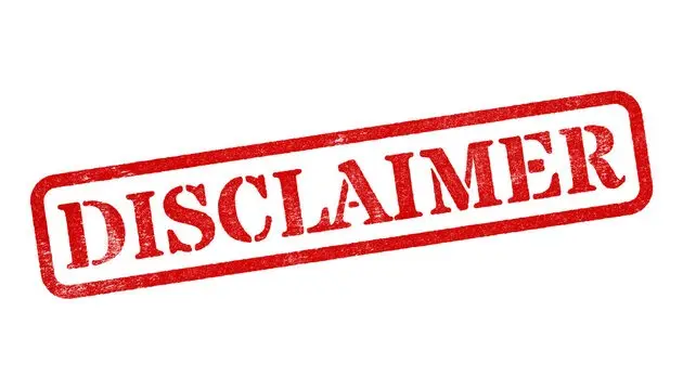 Disclaimer