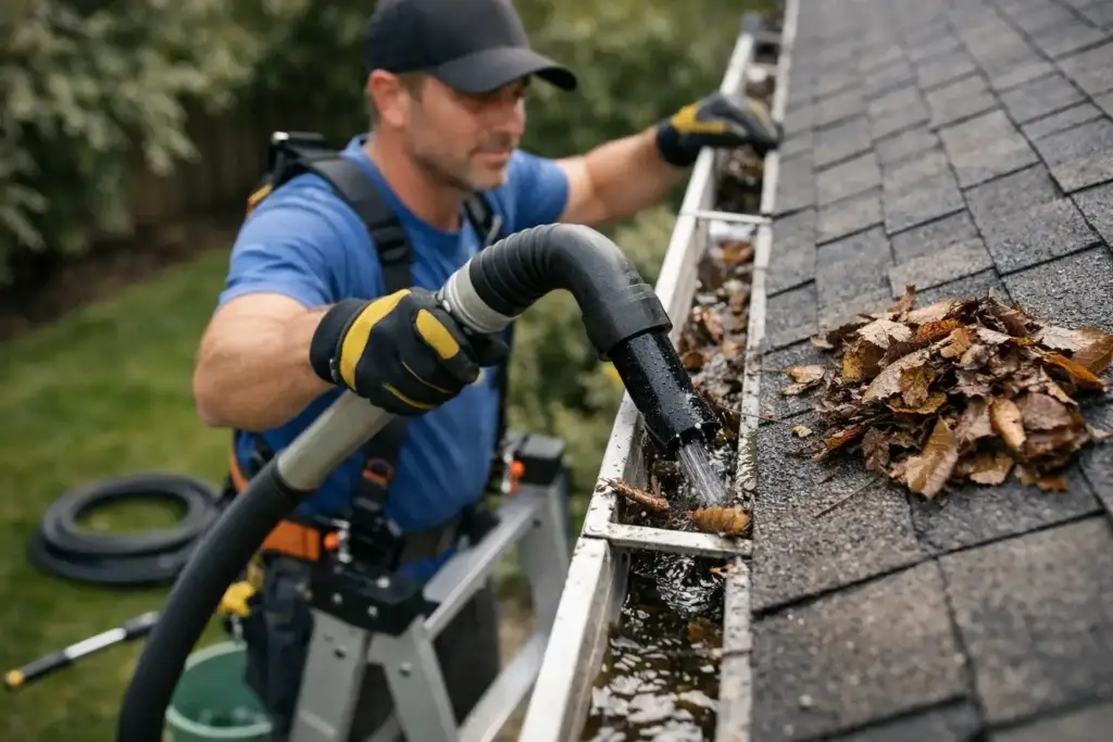 Best Way to Clean Gutters Safely at Home