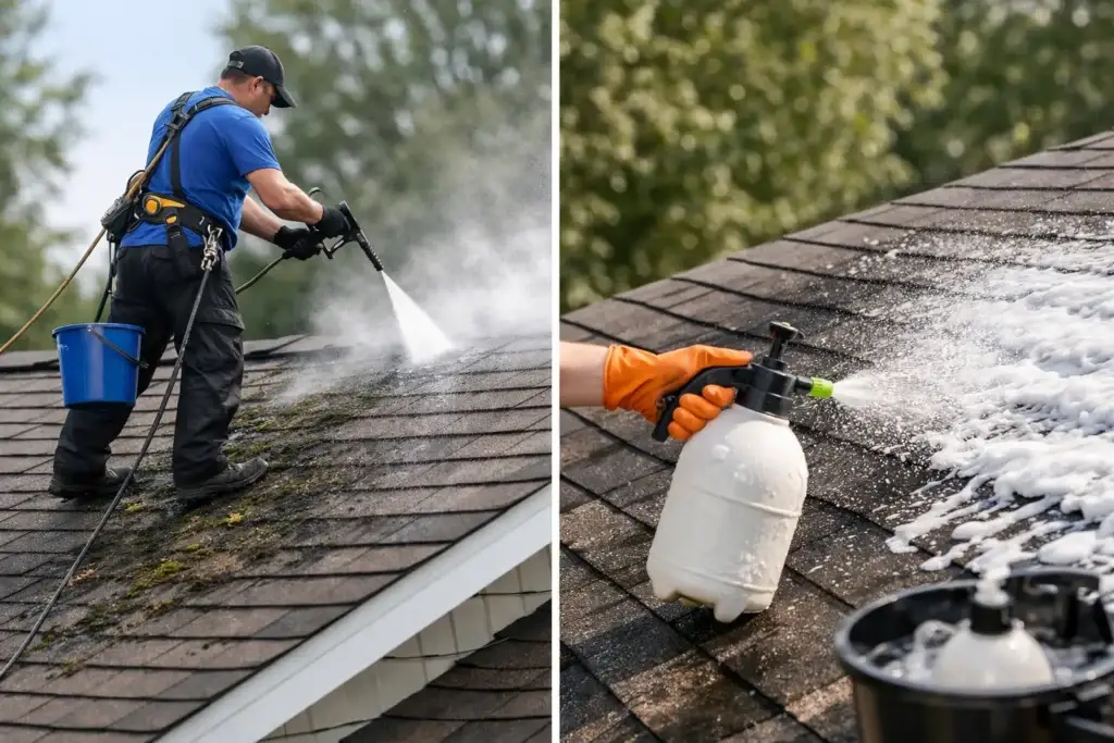 Roof Cleaning: What Works and What to Avoid