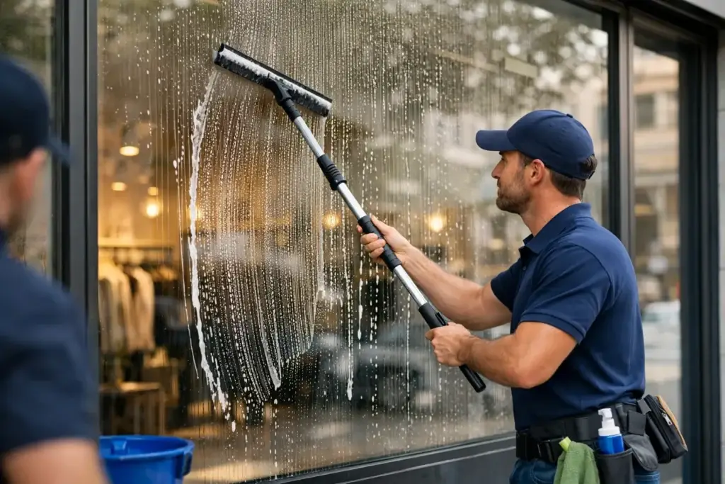 Shopfront Window Cleaning Service Explained
