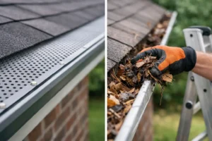 Gutter Guards Versus Regular Clearing Compared
