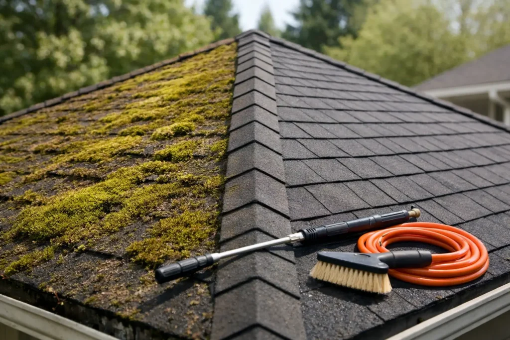 Roof Moss Removal Before After Results Explained