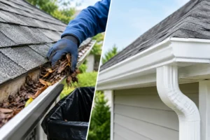 Gutter Cleaning Versus Replacement: Which Do You Need?