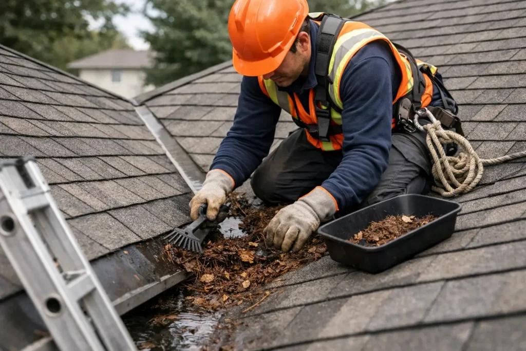 How to Clear Roof Valleys Safely and Properly