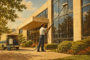 An Office Exterior Cleaning Example That Works