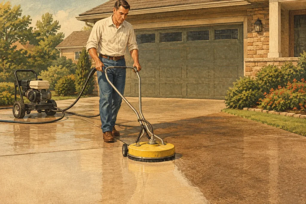 Driveway Cleaning Methods That Protect Surfaces